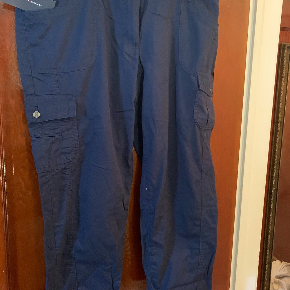 Tommy Hilfiger Navy Crop Pants